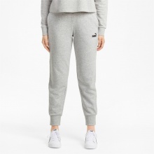 Puma Leisure Pants (Sweatpant) Essentials - Cotton - Grey Women